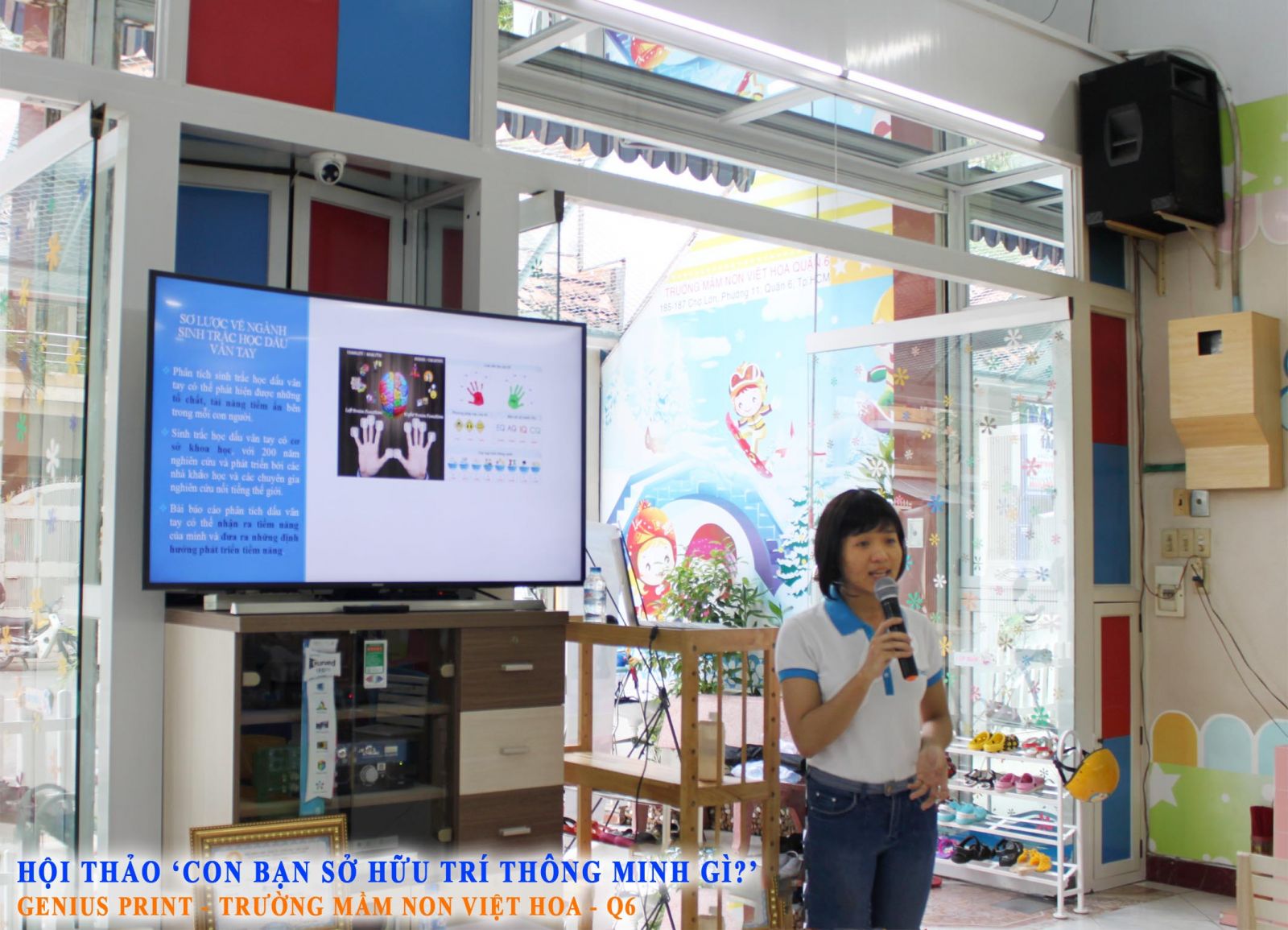 Genius Print giới thiệu cho quý phụ huynh ngành khoa học sinh trắc học dấu vân tay